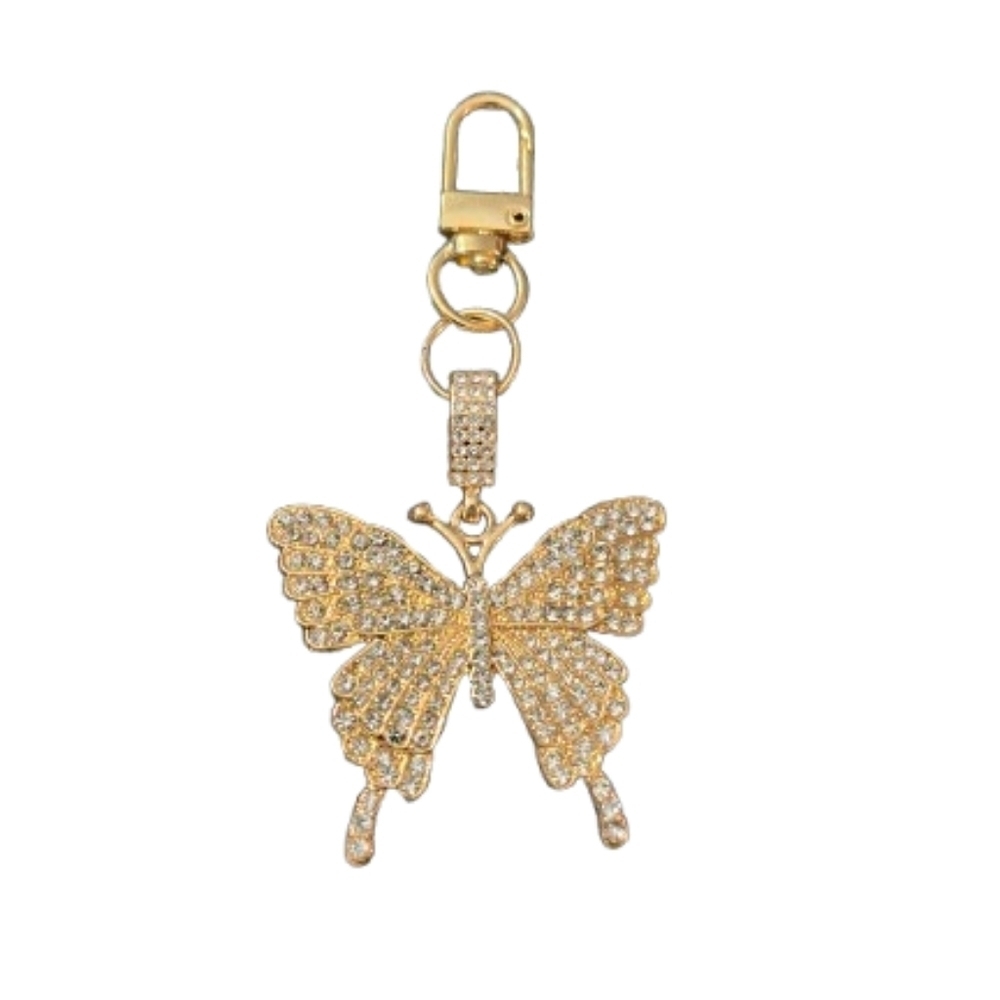 Sparkling Rhinestone Bag Accessory Keychain